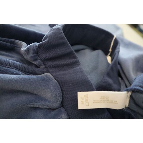 Skin Worlwide Women Sz 2/M Azure Blue Audriana Mid-Rise Velour Jogger Pants - Picture 6 of 14
